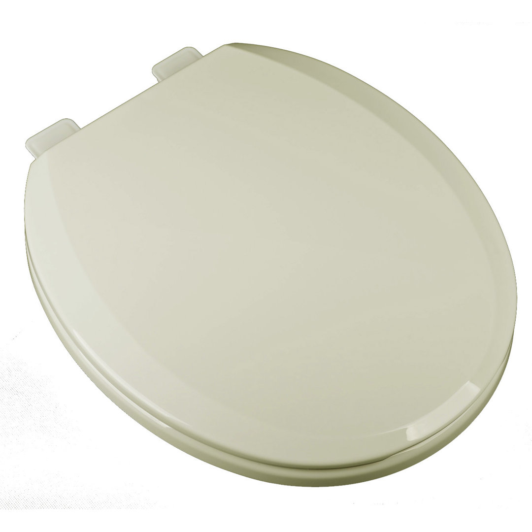 Round Toilet Seat and Lid Bath Décor 