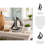 Decorative Ceramic Sailboat Sculpture with Glossy Finish for Home Decor - Coastal Object Accent for Office or Living Room Decoration-240994959-235544030