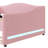 Full Upholstered Daybed With Pink Fleece And Movable Trundle - Flexible Setup For A Peaceful Bedroom Calming Atmosphere-1345674791-1345674840