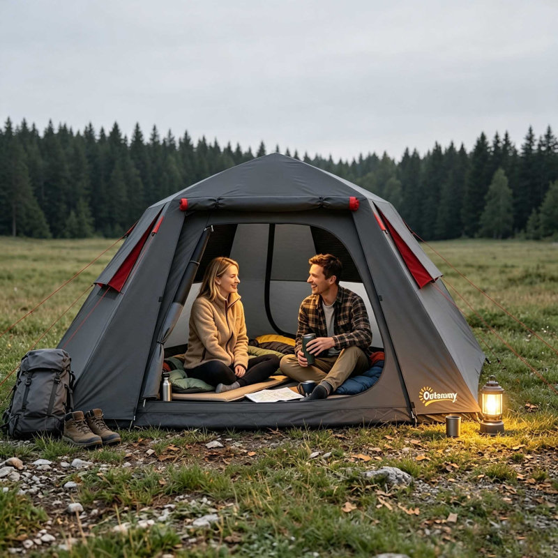 2 Person Tent, Red