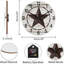 Horloge murale décorative 10 pouces Western Texas Star Vintage Farmhouse