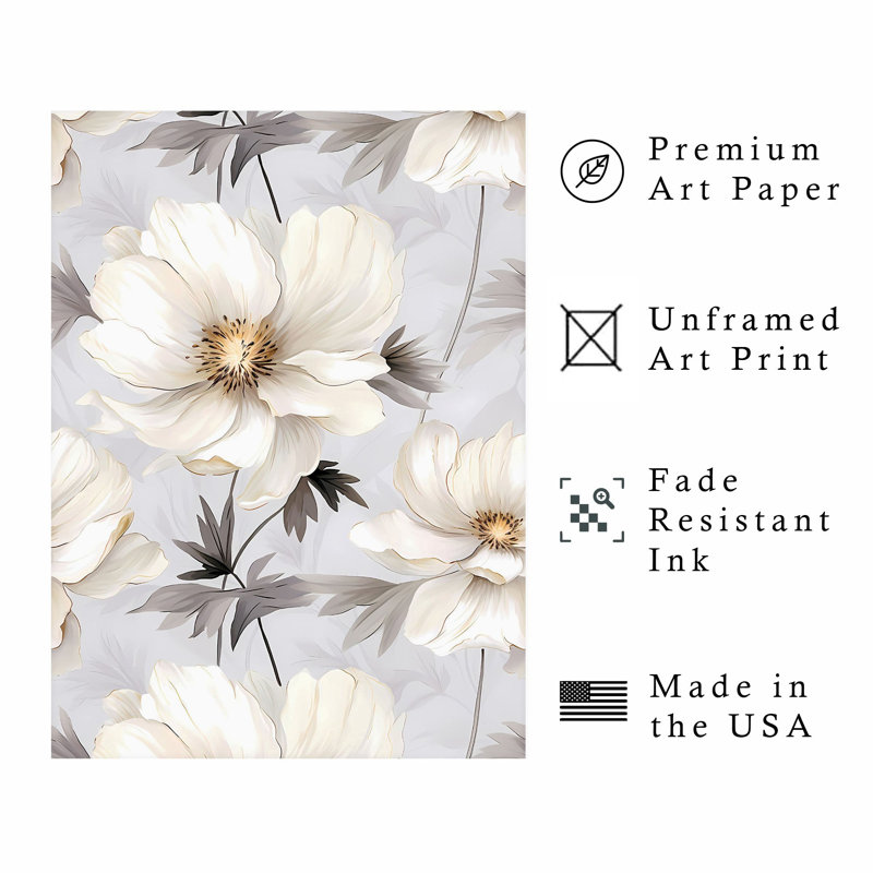 Impression florale Floral Myst Myst, H 16 po x l 12 po