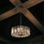 Lustre suspendu en cristal de 17 po