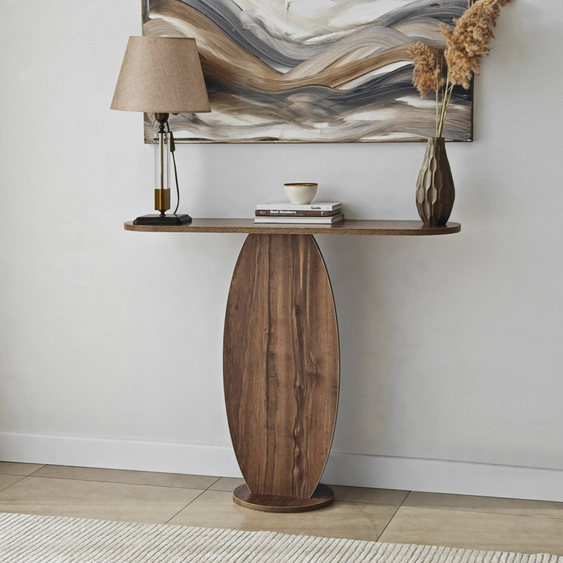 Oded 81cm Console Table, Walnut