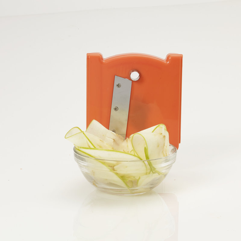 White Plastic Spiral Vegetable Slicer with Three Blades