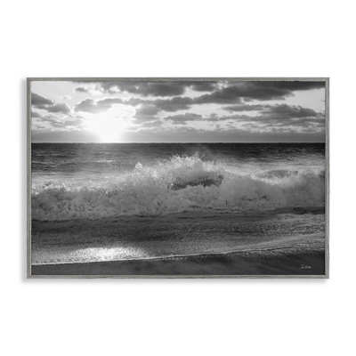 Crashing Sea Waves, estampe numérique par Lori Deiter