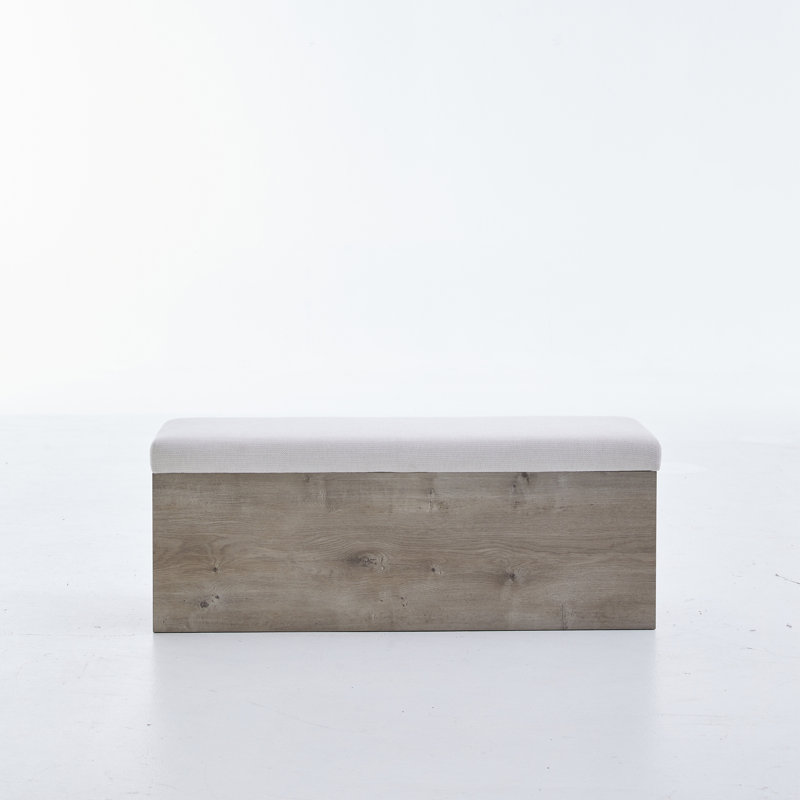 Banc de rangement rembourré Shelton