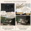 Meuble-lavabo de 24 po au design rétro avec lavabo en céramique standard, noir, 2 tiroirs et tablette ouverte, disposition de plomberie personnalisée, facile à nettoyer-130830792-130830797