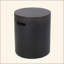 Charmante table d'appoint d'extérieur en béton léger au design élégant