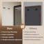 Rectangle Wall Mirror Bathroom Vanity Mirror with Solid Wood Frame, Tempered Glass-1278510002-1278510006