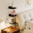 3-Piece Small Black Floating Mini Shelves