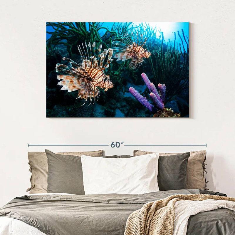Brampt Atlantic Ocean Lionfish, 32" H x 48" W