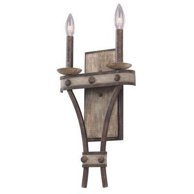 Coronado 2-Light Candle Wall Light