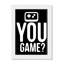 «You Game inversée», art encadré-47973748-47973744