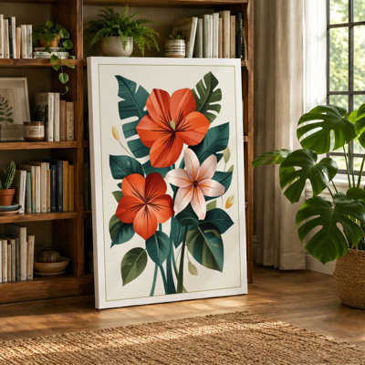 Arrangement Botanical - Wrapped Canvas