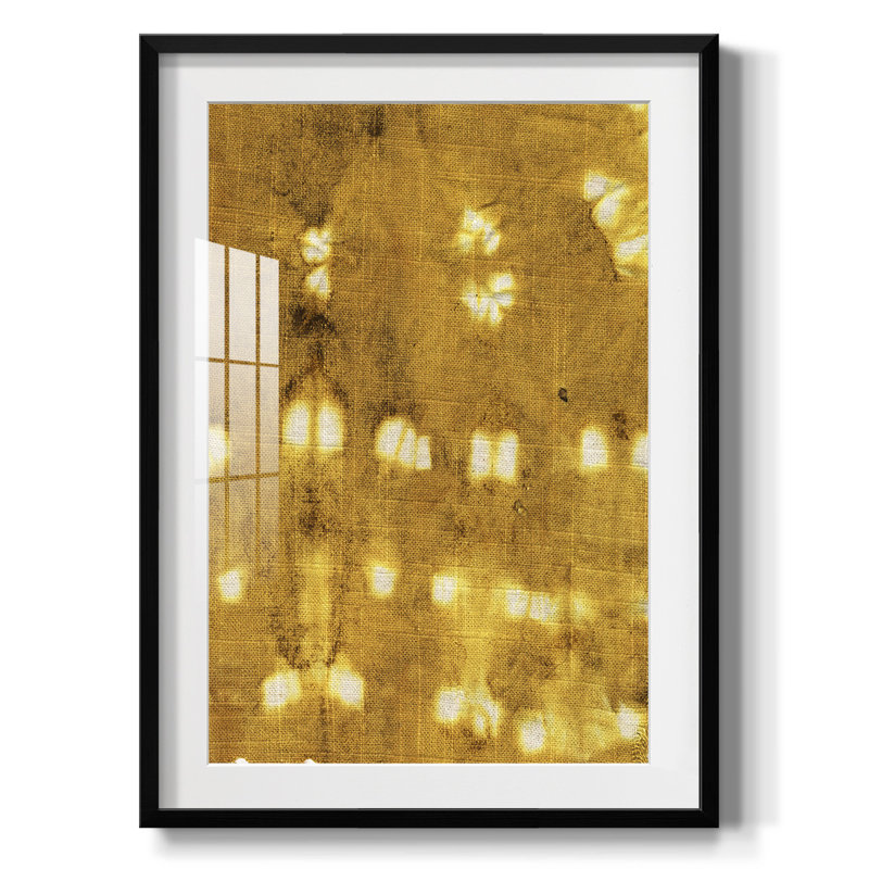 Turmeric Sunrise I - impression encadrée, H 28,5 po x l 20,5 po, Noir