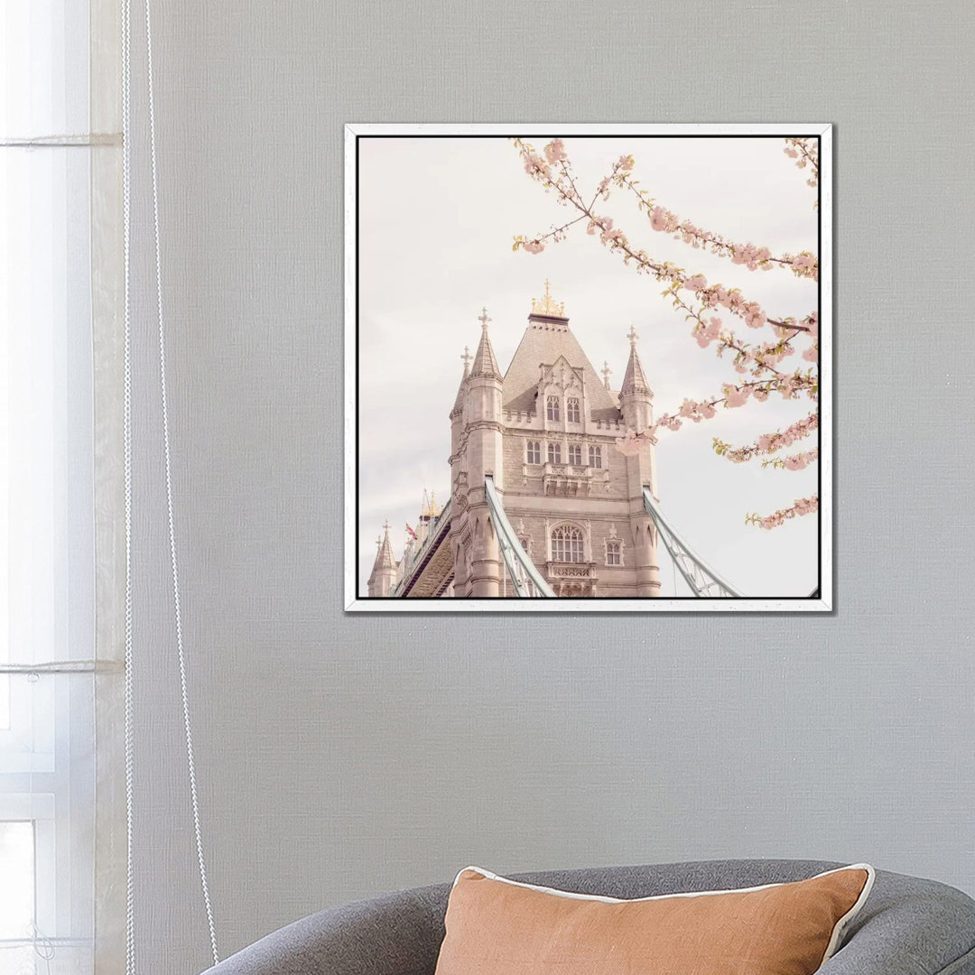 London Tower Bridge In Spring - Print on Canvas