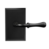Bravura 931-1 Huntsville Passage Lever on Traditional Rectangular Rose in Oil Rubbed Bronze