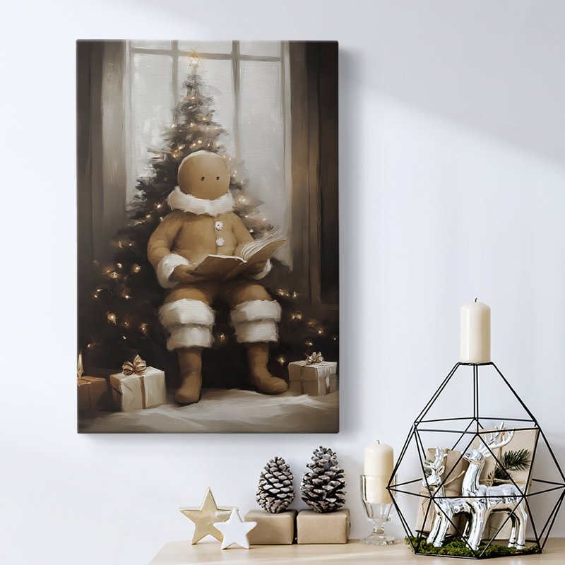 Art des Fêtes de Noël - Toile tendue avec châssis - Série 2-Lxxv, H 48 po x l 32 po
