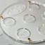 Assiette de seder Lucite