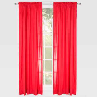 Semi Sheer Curtain Single Panel