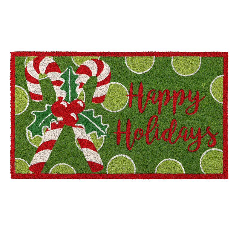 Tapis de canne en bonbon