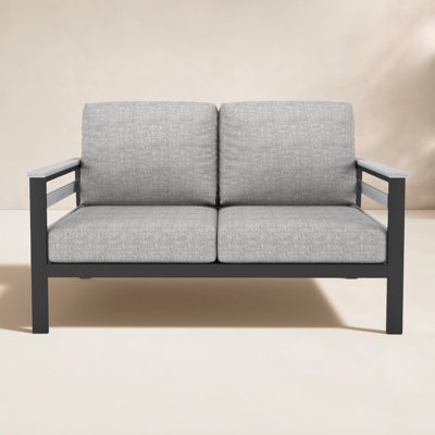 Townsend 55'' Wide Outdoor Loveseat with Sunbrella® Cushions