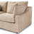 Slipcovered Upholstered Modular Sofa With Ottoman-110374990-112680361