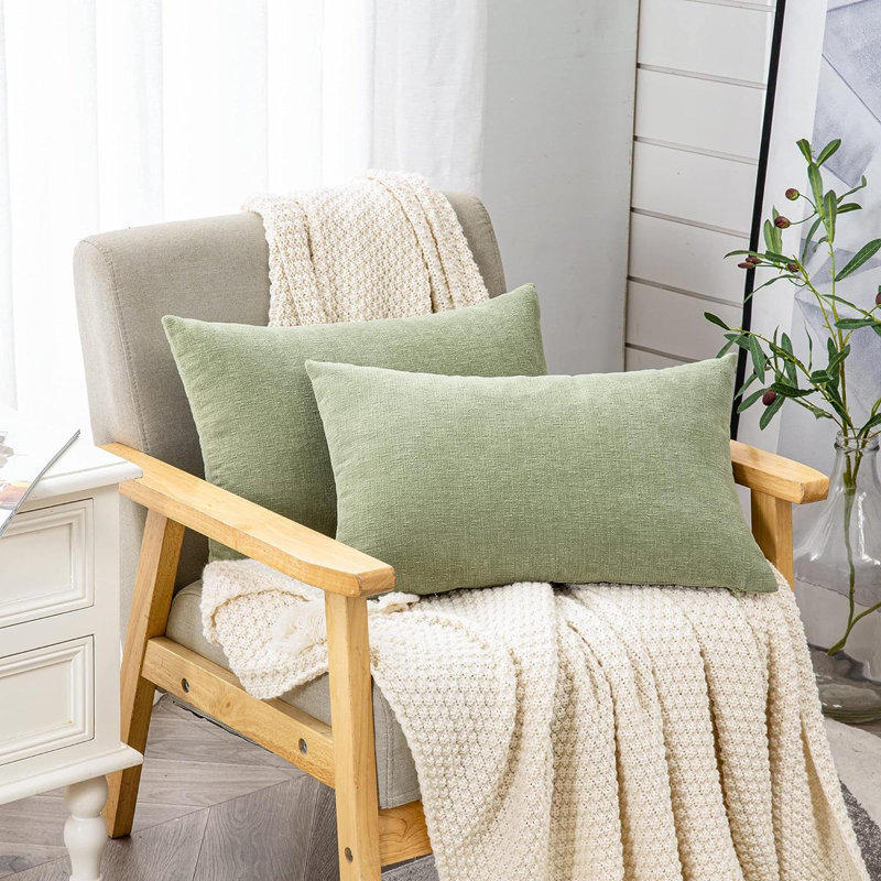 Chenille Reversible Pillow Cover