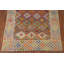 Tapis oriental réversible en laine Kilim 6 x 8