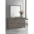 Commode 6 tiroirs avec miroir Grandos