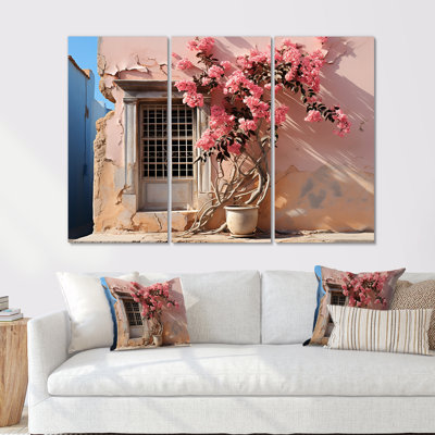 "Pink Tree", "Simplicity II" - ensemble d'art sur toile