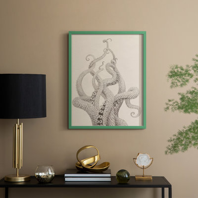 Deep Dive II Framed Print - Solid Wood
