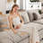 Chenille Three-seater Sofa-1728994345