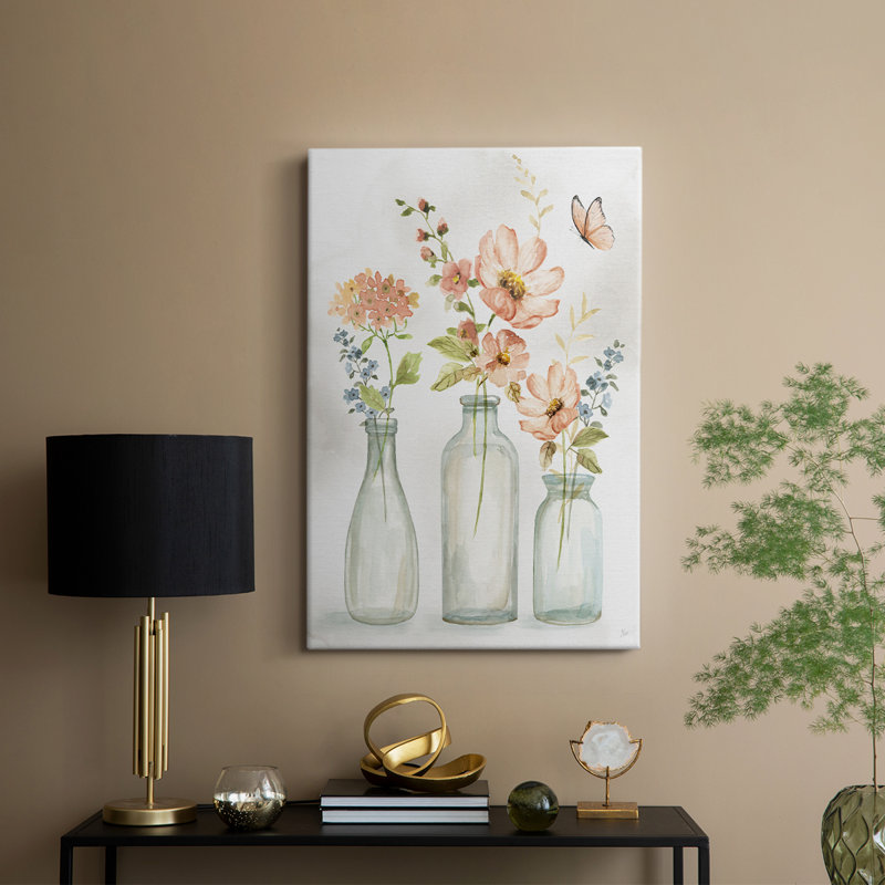 Summer Trio II - Cavas enveloppés de galerie, H 27 po x l 18 po