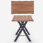 Dulane Metal Base Dining Table-1875810378