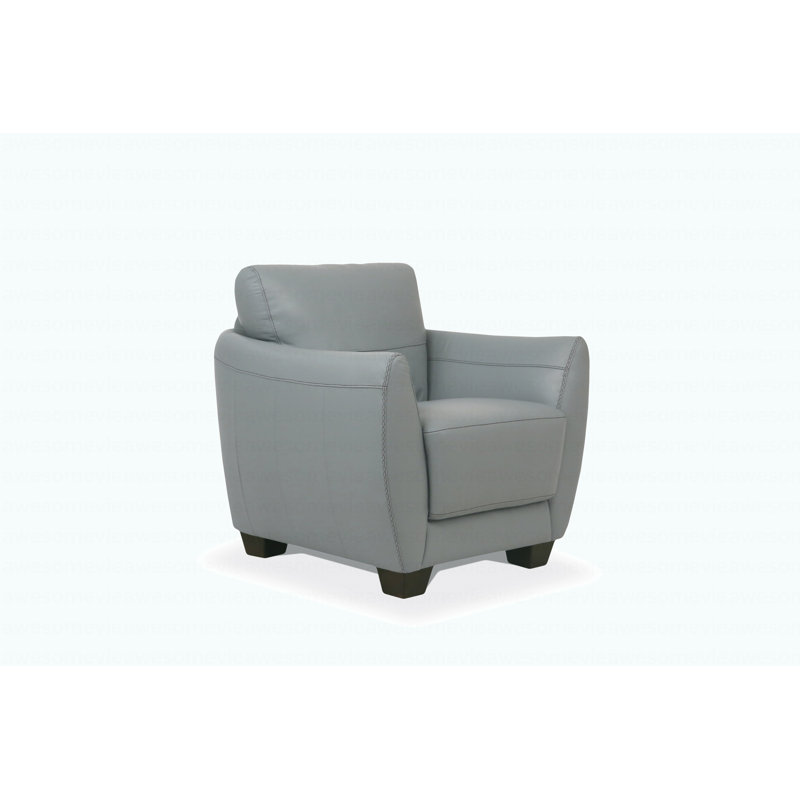 Chaise moderne en cuir Watery