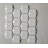 Classical Lantern Ornate 12" x 12" Straight Edge Porcelain Mosaic Tile