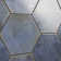 Kalay 9" Hexagon Polished Porcelain Tile