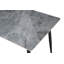 Darees Stone Top Metal Base Dining Table-684337397