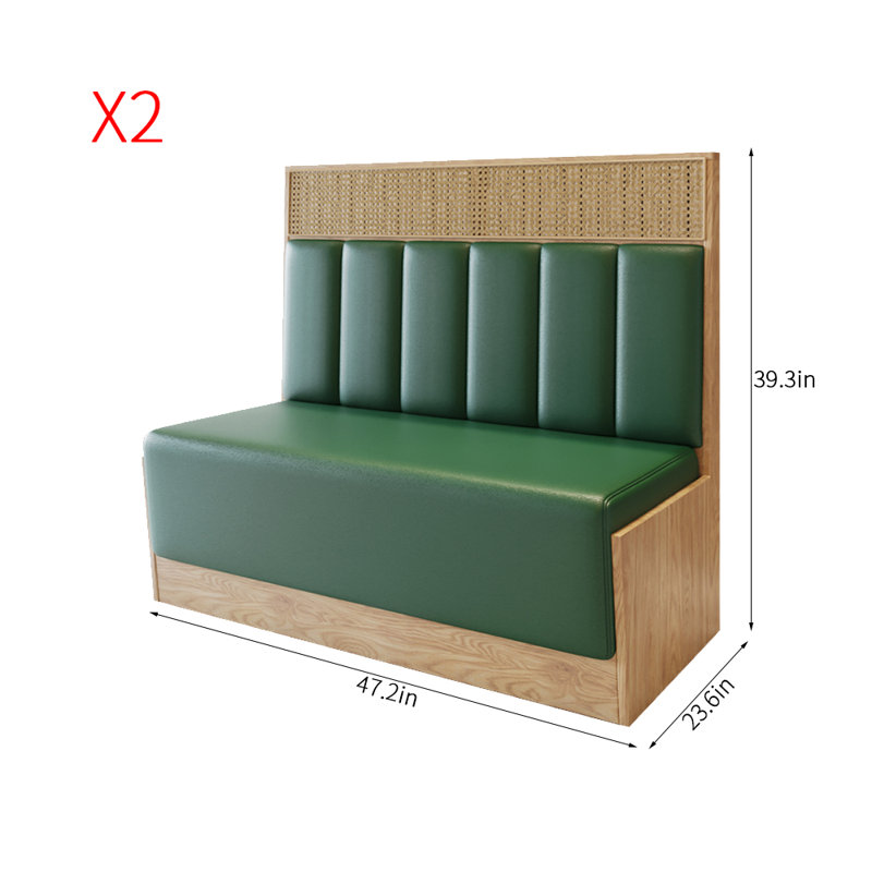 Banc rembourré en similicuir