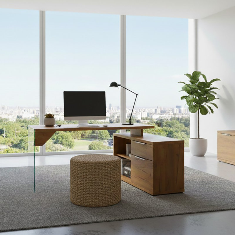 Bindschatel L-Shaped Writing Desk