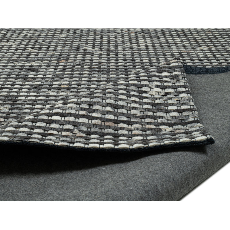 Harnish Striped Wool Hand Woven Area Rug, Rectangle 170 x 240cm