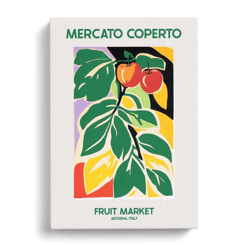 Mercato Coperto Fruit Market Exhibition 6 - Wrapped Canvas, 50cm H x 35cm W x 3cm D