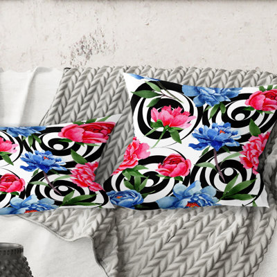 Motif floral rétro I - Mid-Century Modern