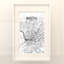 Bristol, carte de la ville, impression-261416042-261416045