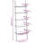vidaXL Leaning Shelf Engineered wood and steel-203619019
