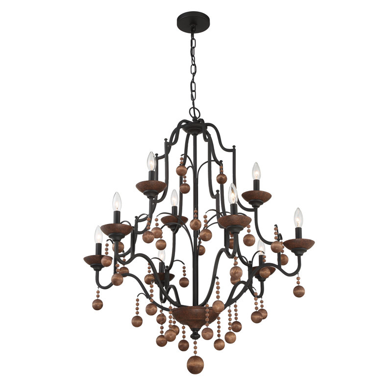 Etosha 9 - Light Dimmable Tiered Chandelier