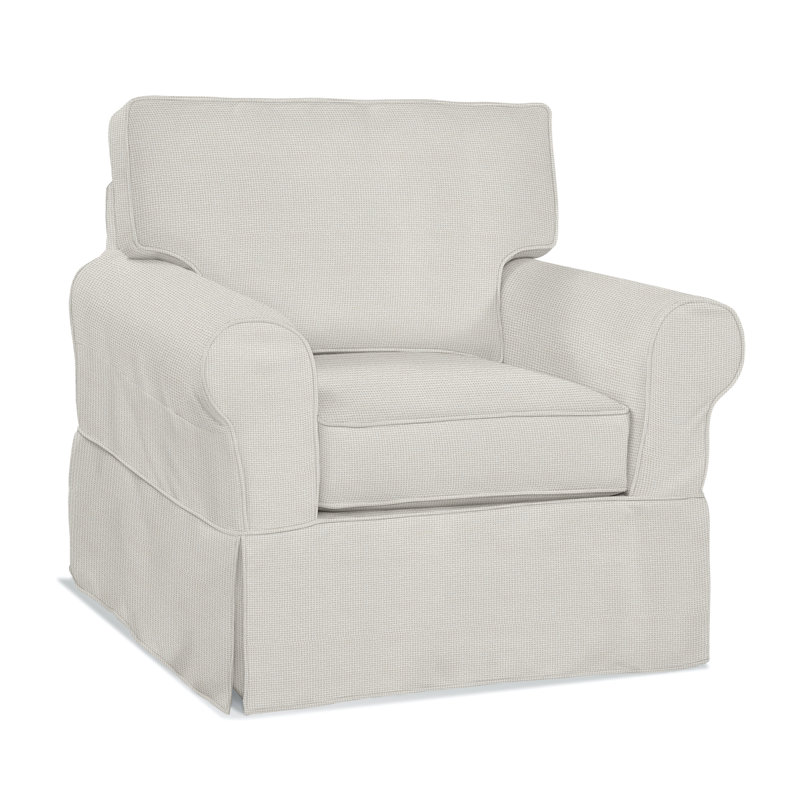 Bedford Upholstered Accent Chair, Vanilla Crypton Performance; 0822-91