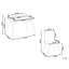 Kids 2 Piece Rectangular Play Or Activity Table and Chair Set